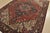 Tribal Heriz Rug 8’1” X 10’10” Red Wool Vintage Tribal Hand-Knotted Oriental Carpet For Sale - Image 3 of 15