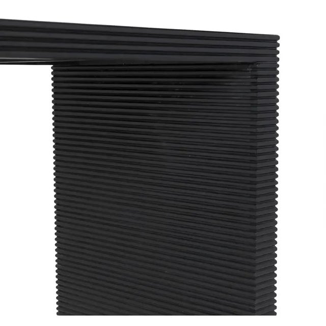 Noir NOIR Manhattan Desk, Hand Rubbed Black For Sale - Image 4 of 5