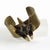 French Sculptor Henri Nogaret Mid-Century Brutalist Bronze Cuff Bracelet For Sale - Image 4 of 8