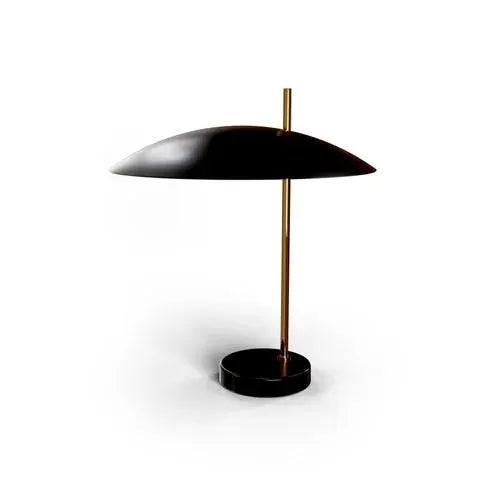 Brushed brass 1013 table lamp by disderot limited edition. Designed by pierre disderot. Dimensions: ø 34,1 x h 39,77 cm....