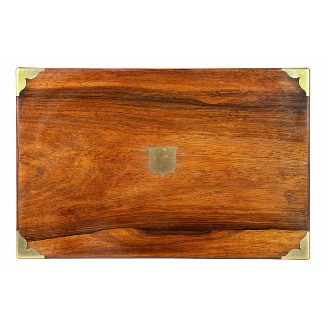 Mid 19th Century Early Victorian Rosewood Lapdesk on Stand For Sale - Image 5 of 10