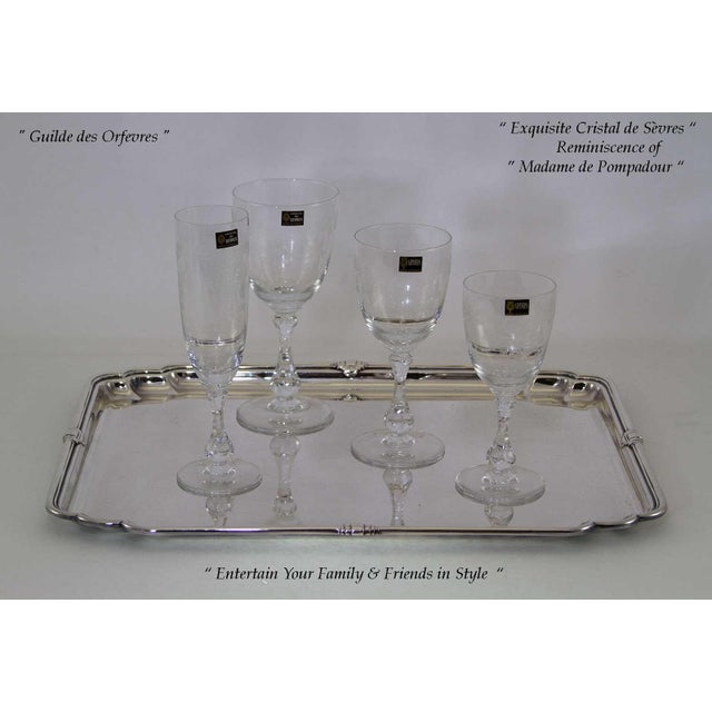 1980s Complete Set for 12 Persons, Lamour Gravé 1600 in It’s Factory Original Packing of 1980’s For Sale - Image 5 of 17