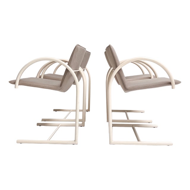 Circle Chairs by Boonzaaijer for Metaform, 1980s, Set of 4 For Sale