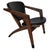 A stylish pair of Modern lounge chairs in the style of Hans J. Wegner Model 460 “Butterfly” for GETAMA. These sculptural...