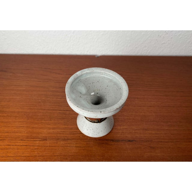 Mid-Century Modern Danish Studio Pottery Candleholder from Jette Andersen Keramik, 1960s For Sale - Image 9 of 12