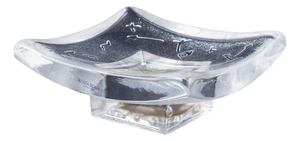 Rectangular Domino Glass Bowl by Bertil Vallien for Kosta Boda, Sweden, 1980s