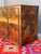 1970s American of Martinsville Credenza and China Cabinet Hutch Patchwood Olive Wood ' Camo' Cabinet For Sale - Image 11 of 14