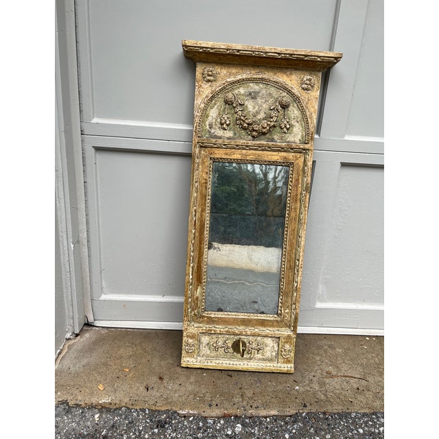 Gustavian (Swedish) Mid 18th Century Swedish Trumeau Mirror For Sale - Image 3 of 3