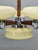 Art Deco Chrome and Walnut Chandelier, Czechoslovakia, 1930s For Sale - Image 6 of 11