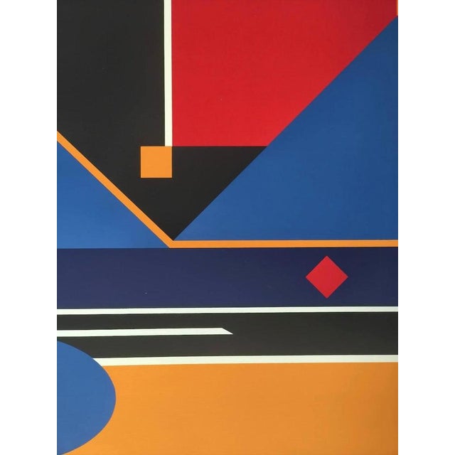 1990s József Kádár, Modern Geometric Composition, Silkscreen Print, 1997 For Sale - Image 5 of 8
