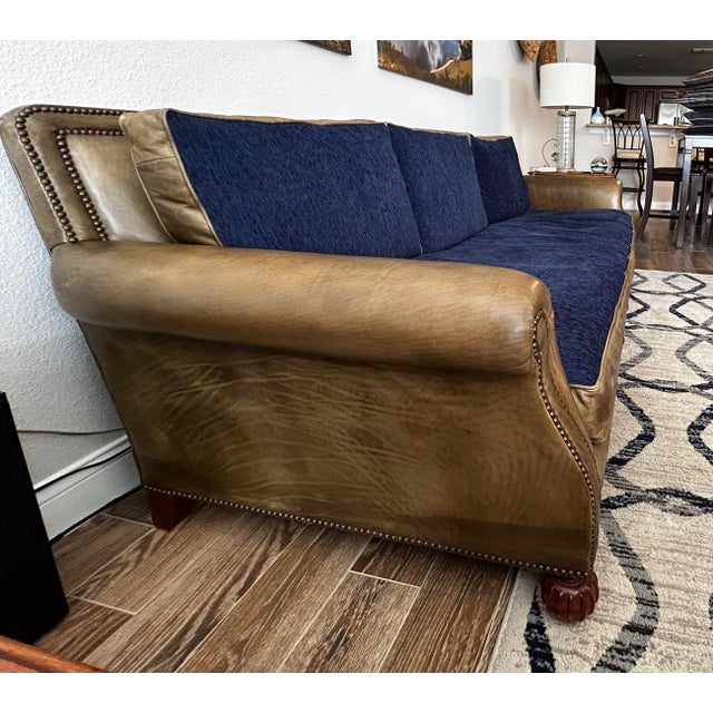 1980s Ralph Lauren Brompton Vintage Sofa For Sale - Image 5 of 12