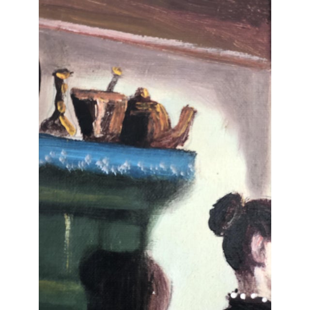 Figurative Composition, 1940s, Oil Painting on Canvas, Framed For Sale - Image 7 of 15