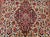 Early 20th Century Persian Kashan Rug, Hand-Knotted Wool, Floral Design, Ivory & Blue, 4x7 For Sale - Image 13 of 17