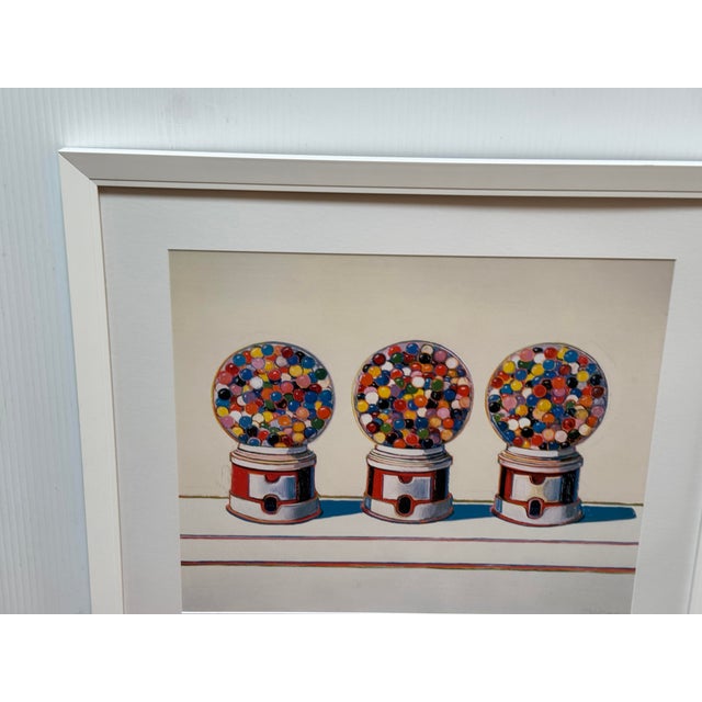 Pop Art Wayne Thiebaud Three Machines Print, Framed For Sale - Image 3 of 12