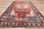 Red Vintage Persian Mazlaghan ​Hamadan Rug - 04'10 X 11'03 For Sale - Image 8 of 9