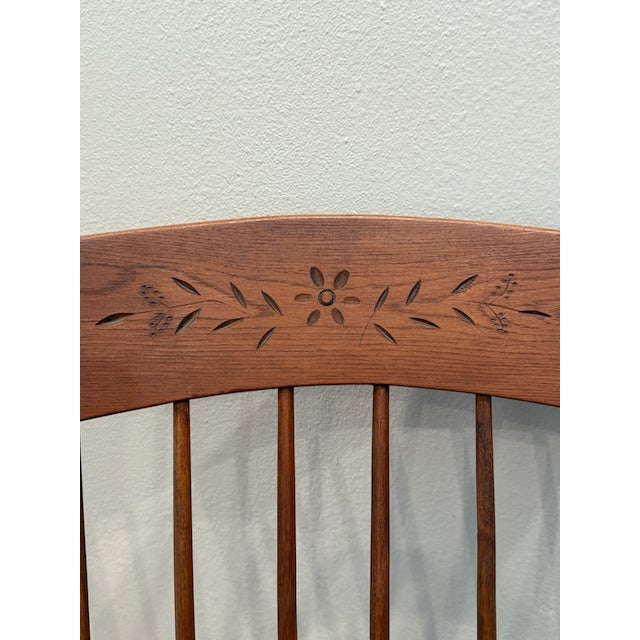 Late 19th Century Antique Pressed Back Armchair (Pair) For Sale - Image 13 of 14