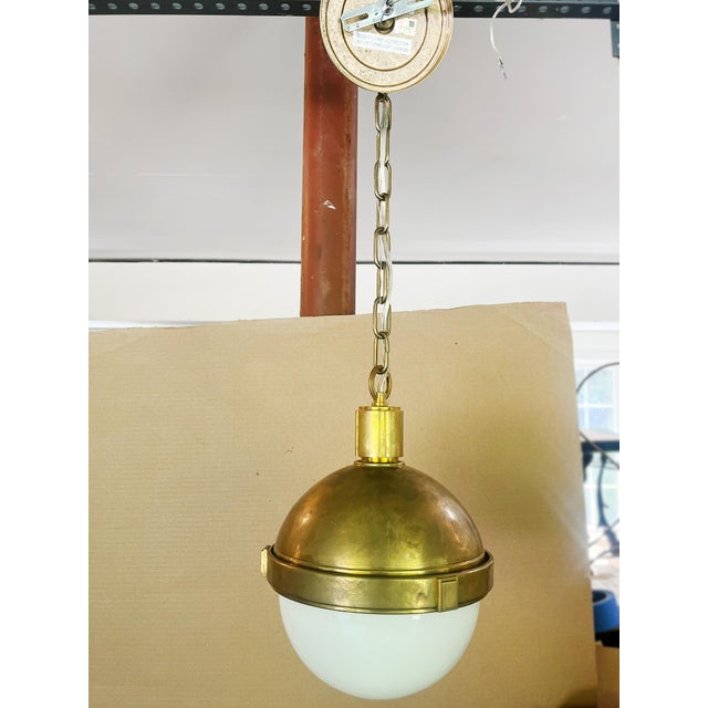 Hudson Valley Lighting Lambert Globe Pendant Light by Hudson Valley Lighting For Sale - Image 4 of 9
