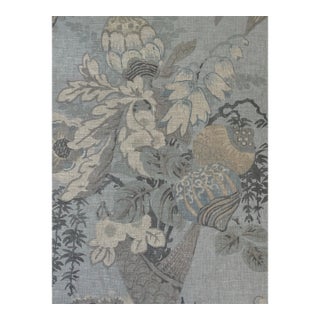 Anna French Af9642 Fairbanks Spa Blue Fabric 3 3/8 Yards For Sale