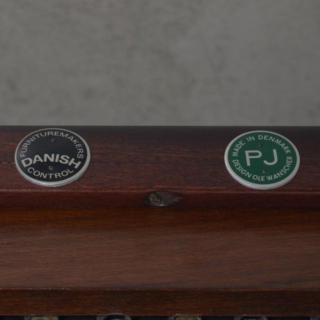 PJ112 Chair in Mahogany by Ole Wanscher, 1970s For Sale - Image 16 of 17