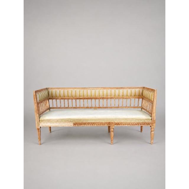 Wood Gustavian Style Corner Seating Unit, 1940, Set of 2 For Sale - Image 7 of 8