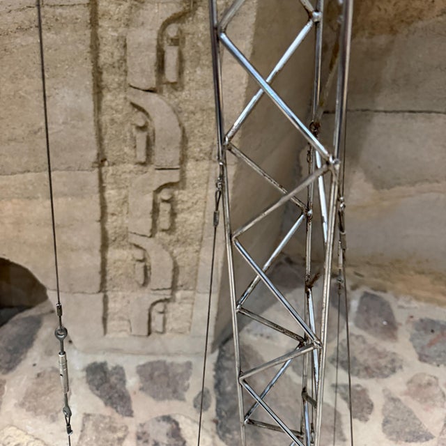 Curtis Jere Industrial-Style Floor Lamp Crane C Jere Mid-Century Modern For Sale - Image 4 of 6