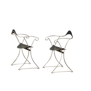 Set of Clessidra Chairs by Ricardo Dalissi for Zanotta For Sale