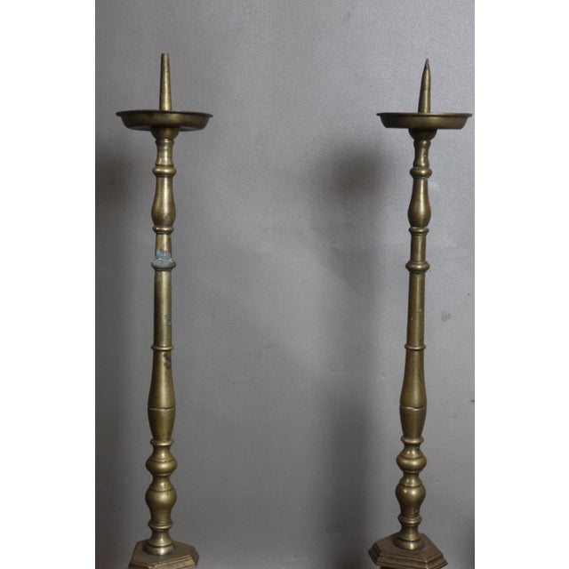 Antique Candlesticks, 1600s, Set of 2 For Sale - Image 4 of 6