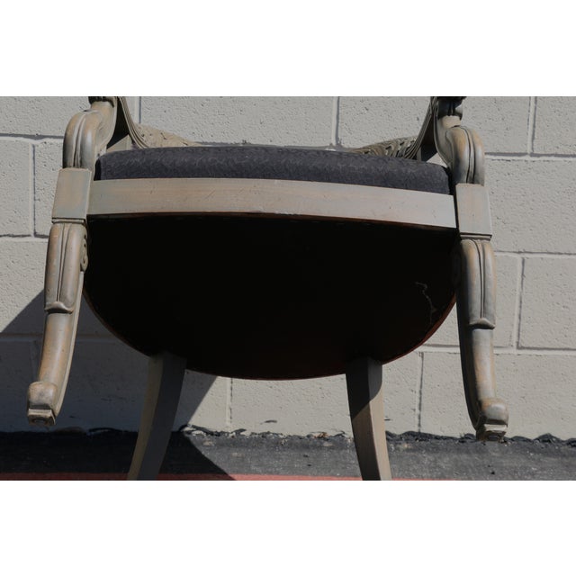 Pair of Italian Style Carved Wood Armchairs, 1990s For Sale - Image 18 of 18