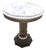 Vintage Mid Century Italian Round Marble Side/End Accent Table For Sale