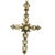 Victorian 14k Rose Gold Pearl & Old Mine Diamond Cross Pendant, C. 1890 For Sale - Image 12 of 13