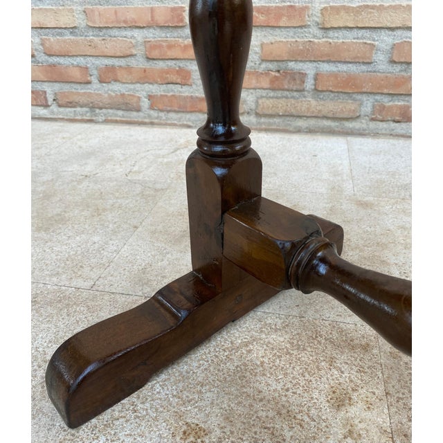 Mid 20th Century Console Table in Walnut, 1940s For Sale - Image 14 of 18