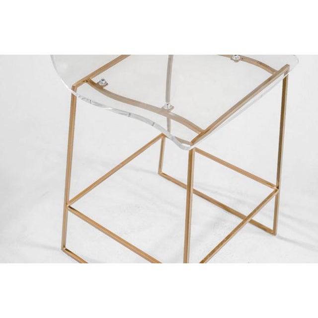 Modern Style Gabby Acrylic King Counter Stools Set of 4 Chairish