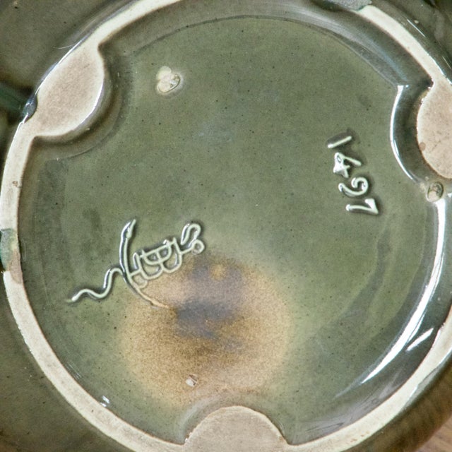 French Art Nouveau Vase by Gustave de Bruyn Fives-Lille, 1889 For Sale - Image 6 of 7