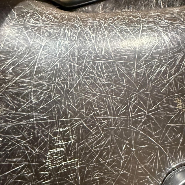 Black Fiberglass Desk Armchair Charles & Ray Eames Herman Miller Mid-Century For Sale - Image 13 of 15