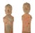 Chinese Pair of Chinese Han Tall Slender Terracotta Figures For Sale - Image 3 of 9