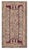 Textile 1880s Small Multicolor Geometric Folk Art Antique American Knotted Wool Hooked Rug For Sale - Image 7 of 7