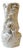 Antique Bohemian Enchanted Fairy Tail Tree Trunk Vase in Porcelain, 1890s For Sale