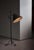 1930s Art Deco Scandinavian Floor Lamp in Wrought Iron with Pleated Shade, 1930s For Sale - Image 5 of 17