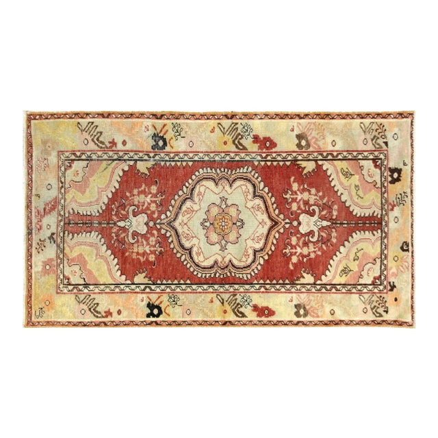 1960s Turkish Oushak Rug For Sale