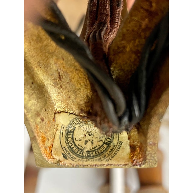 Pair of Brass and Crystal Girandoles For Sale - Image 9 of 9