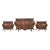 Continental Rococo-Style Three-Piece Chest of Drawers Set, Late 19th Century, Set of 3 For Sale - Image 17 of 17