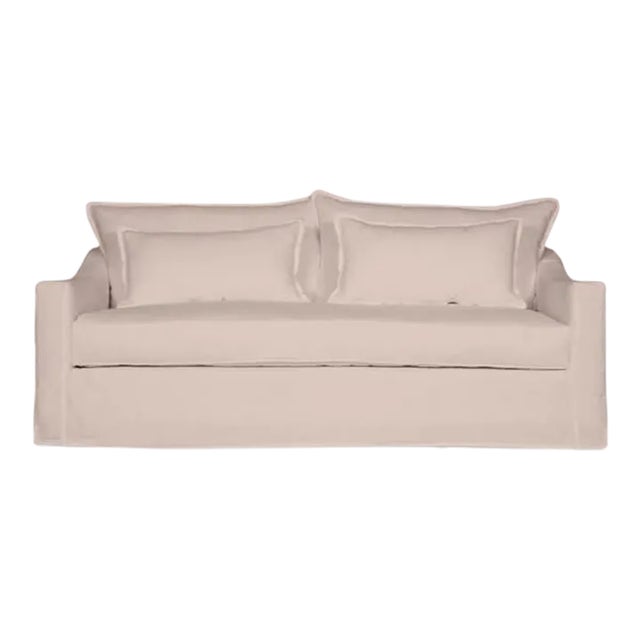 Moss Home Darcy Sofa 96", Luca Oyster For Sale