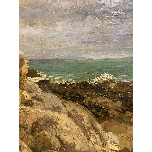 Johan Adolf Hammes, Bad Weather at the Pierrières Near the Office, 1922, Oil on Canvas For Sale - Image 10 of 17