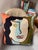 Textile Global Views Veronica Pillow Hand Embroidered Abstract Portrait For Sale - Image 7 of 11
