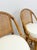 Vintage Coastal Hollywood Regency Caned Rattan Swivel Barstools Counter Height For Sale - Image 4 of 13