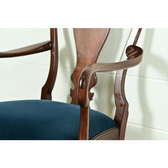 Wood Smith & Watson Georgian Carved Mahogany Armchairs, Pair For Sale - Image 7 of 14