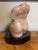 Modern Vintage Large Modernist Female Form Pink Marble Sculpture For Sale - Image 3 of 9