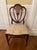 Chestnut Chairs Dinning Drexel Hepplewhite Heart Back Shield Back Vintage For Sale - Image 8 of 12