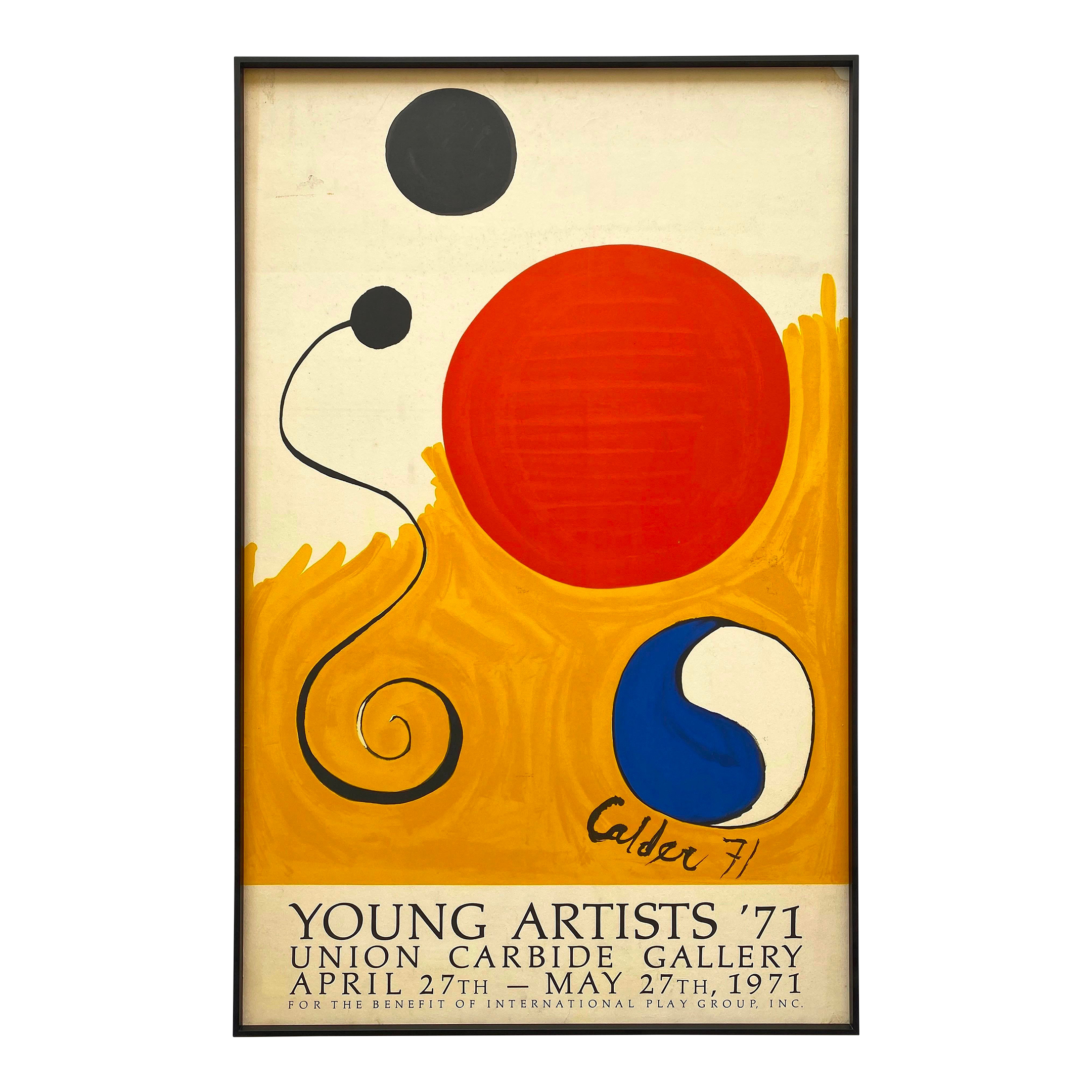 小磯良平　lithograph EditionEA Alexander Calder Vintage 1971 Fine Art Lithograph Print 