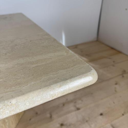 Vintage Travertine Coffee Table, 1970s For Sale - Image 5 of 8